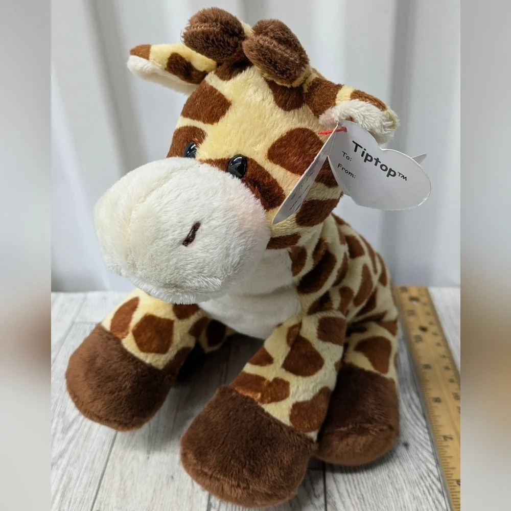 Ty Tiptop Giraffe Plush - Brown and White
